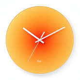 Luxury Gradient Glass Wall Clock – Silent Modern Wall Decor